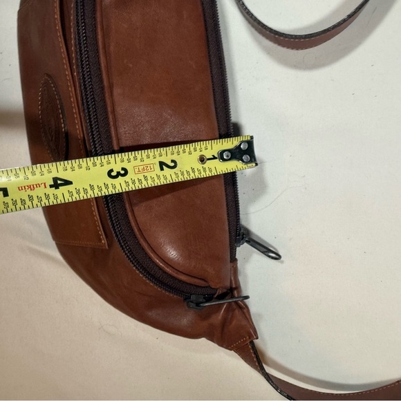 Oroton Brown Leather Men's Bag VTG - Picture 9 of 11